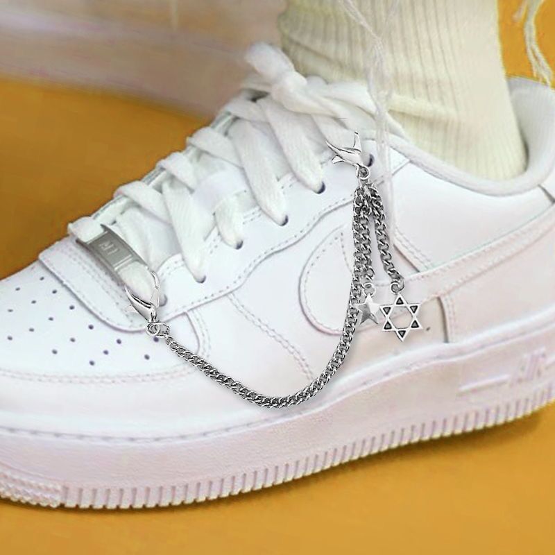 Sneaker Care Accessories - 1pcs chain canvas sneakers shoes chans