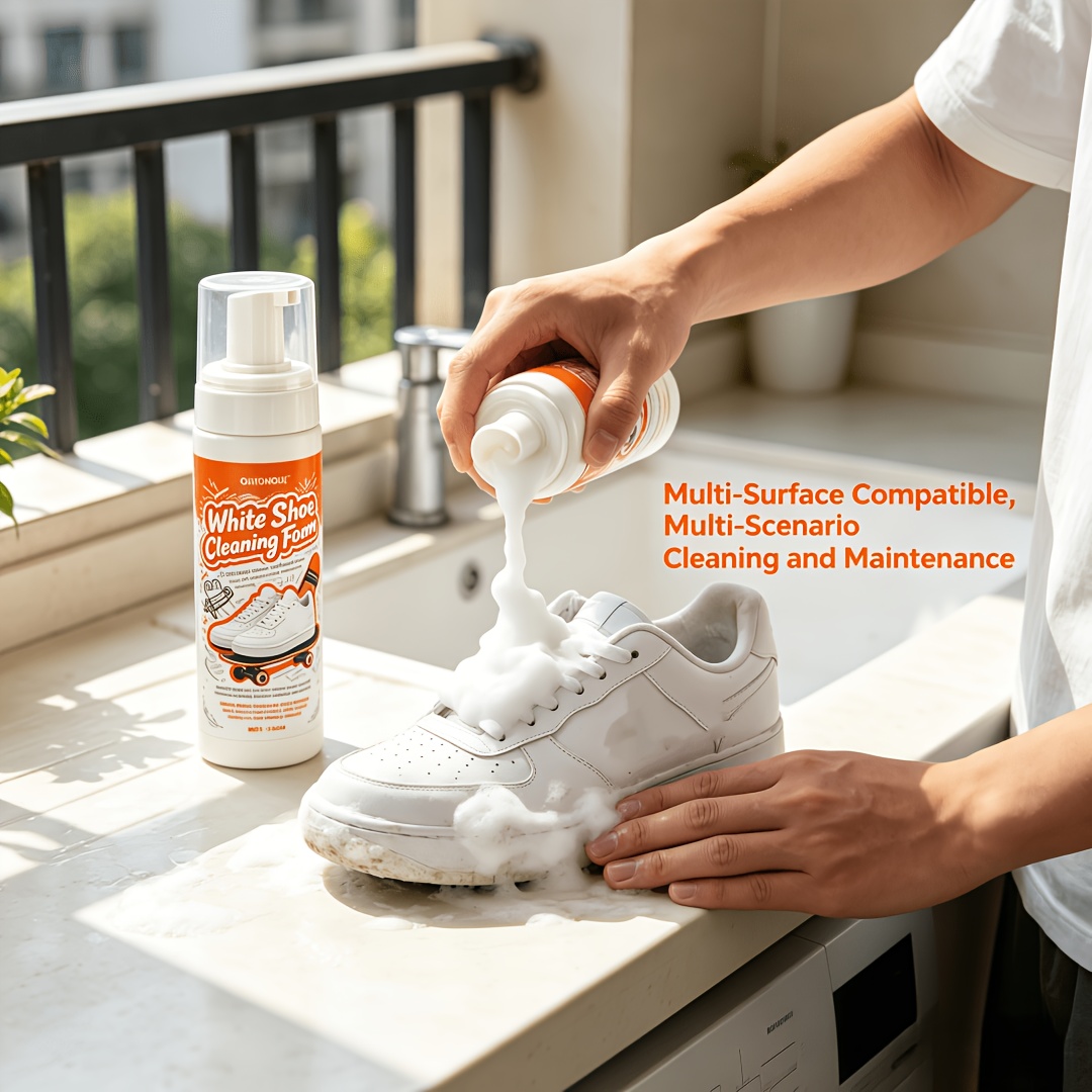 Portable No Rinse White Shoe C - Sneaker Care White recension och pris