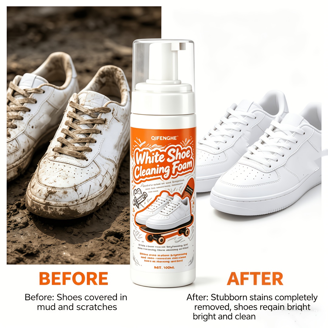 Portable No Rinse White Shoe C - Sneaker Care White recension och pris