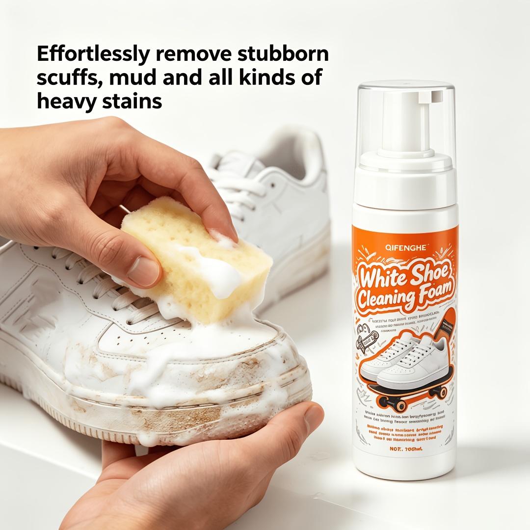 Portable No Rinse White Shoe C - Sneaker Care White recension och pris