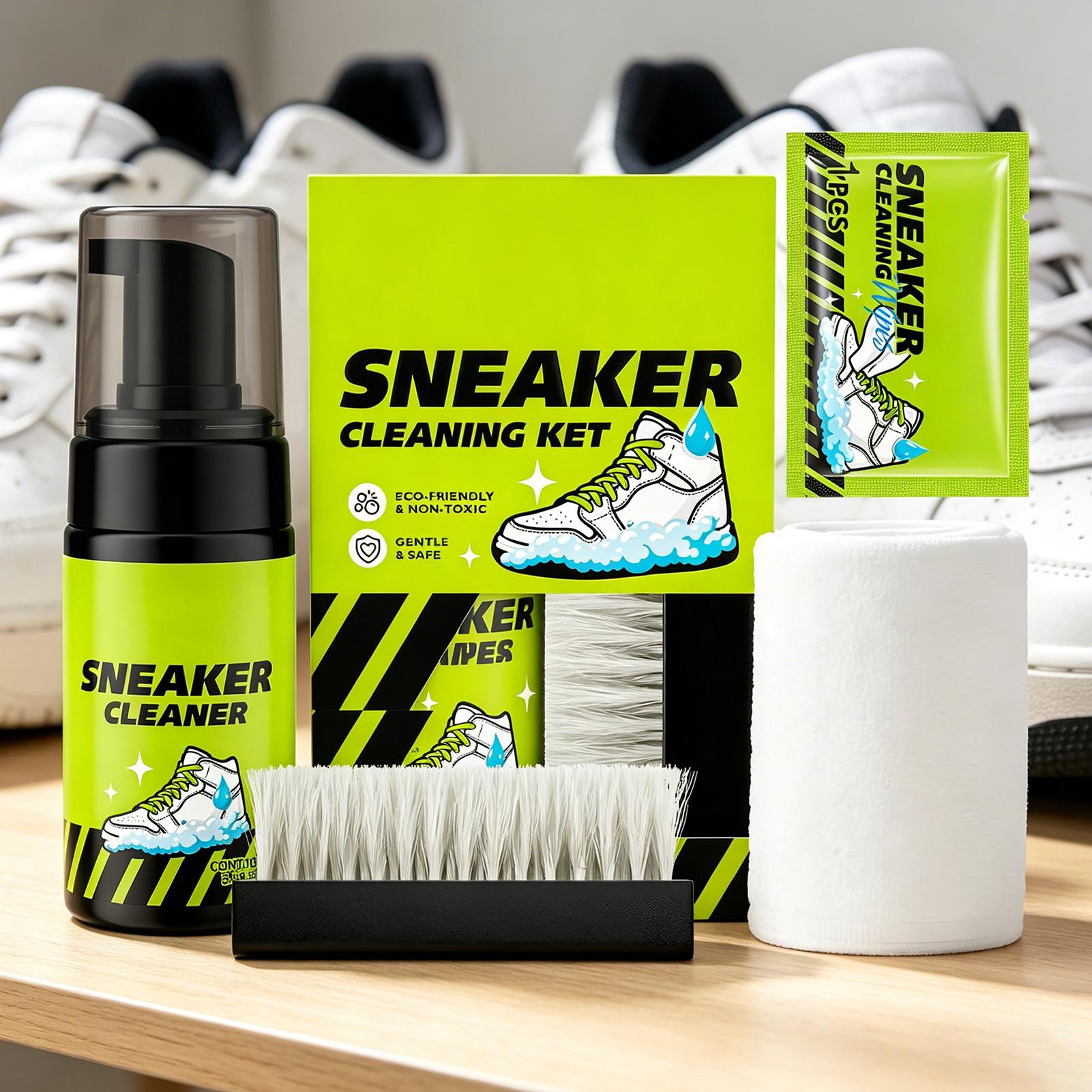 Sneaker Cleaner 4 Pieces 100ml - Sneaker Care White recension och pris