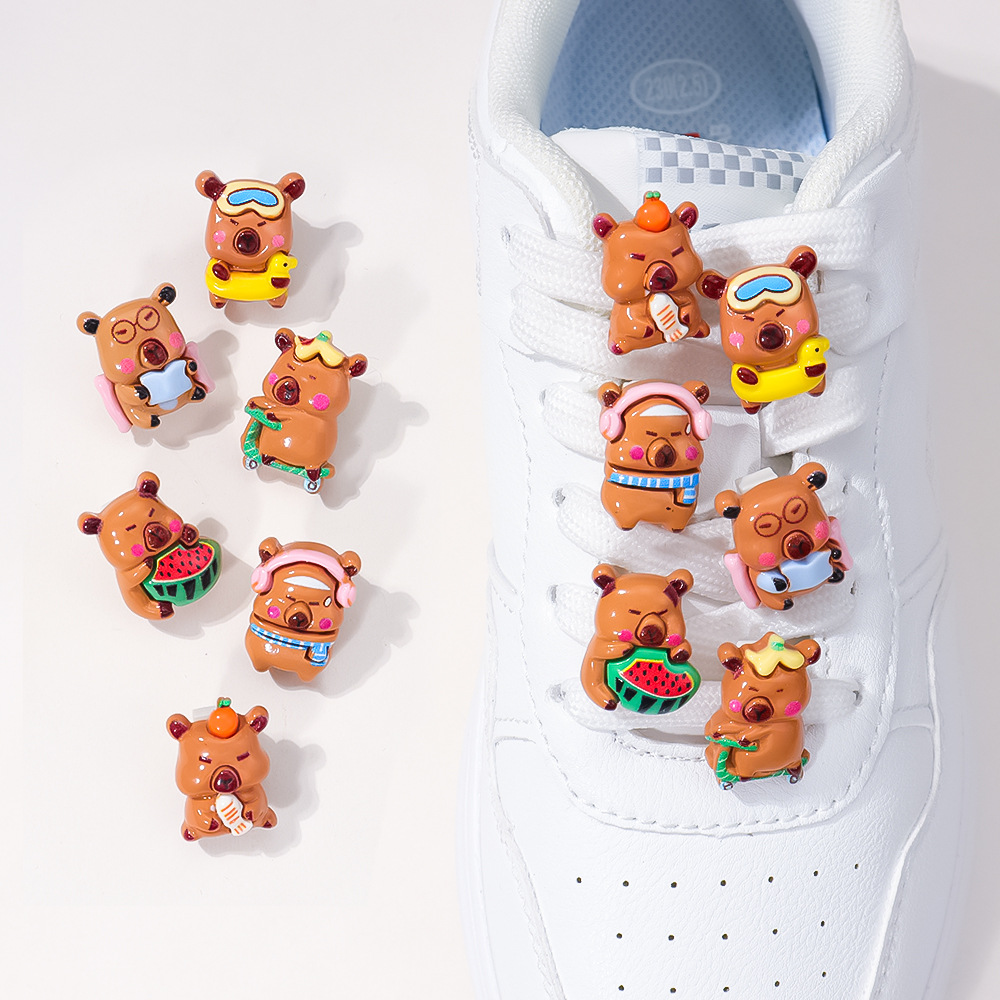 Cute Capybara Shoelace Charm A - Sneaker Care Accessories recension och pris