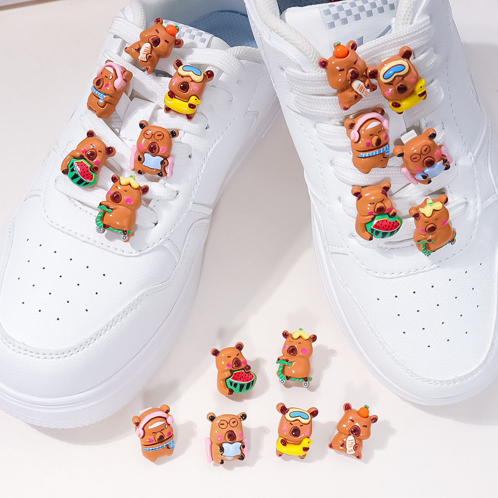 Cute Capybara Shoelace Charm A - Sneaker Care Accessories recension och pris
