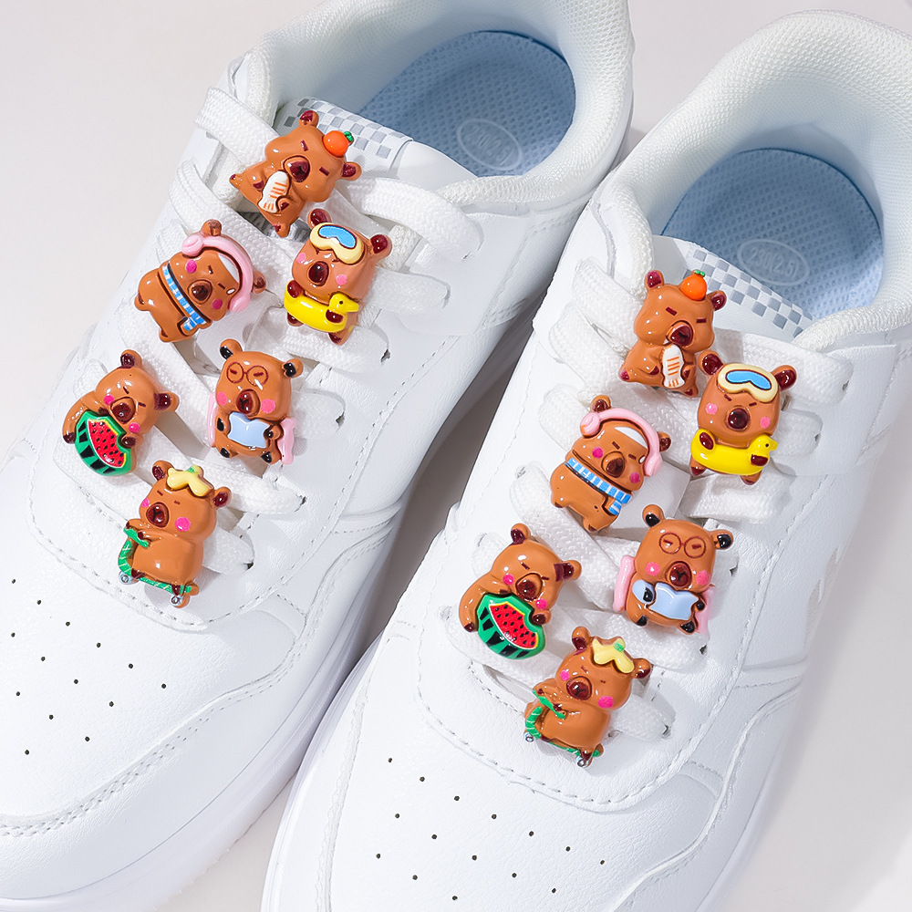 Cute Capybara Shoelace Charm A - Sneaker Care Accessories recension och pris