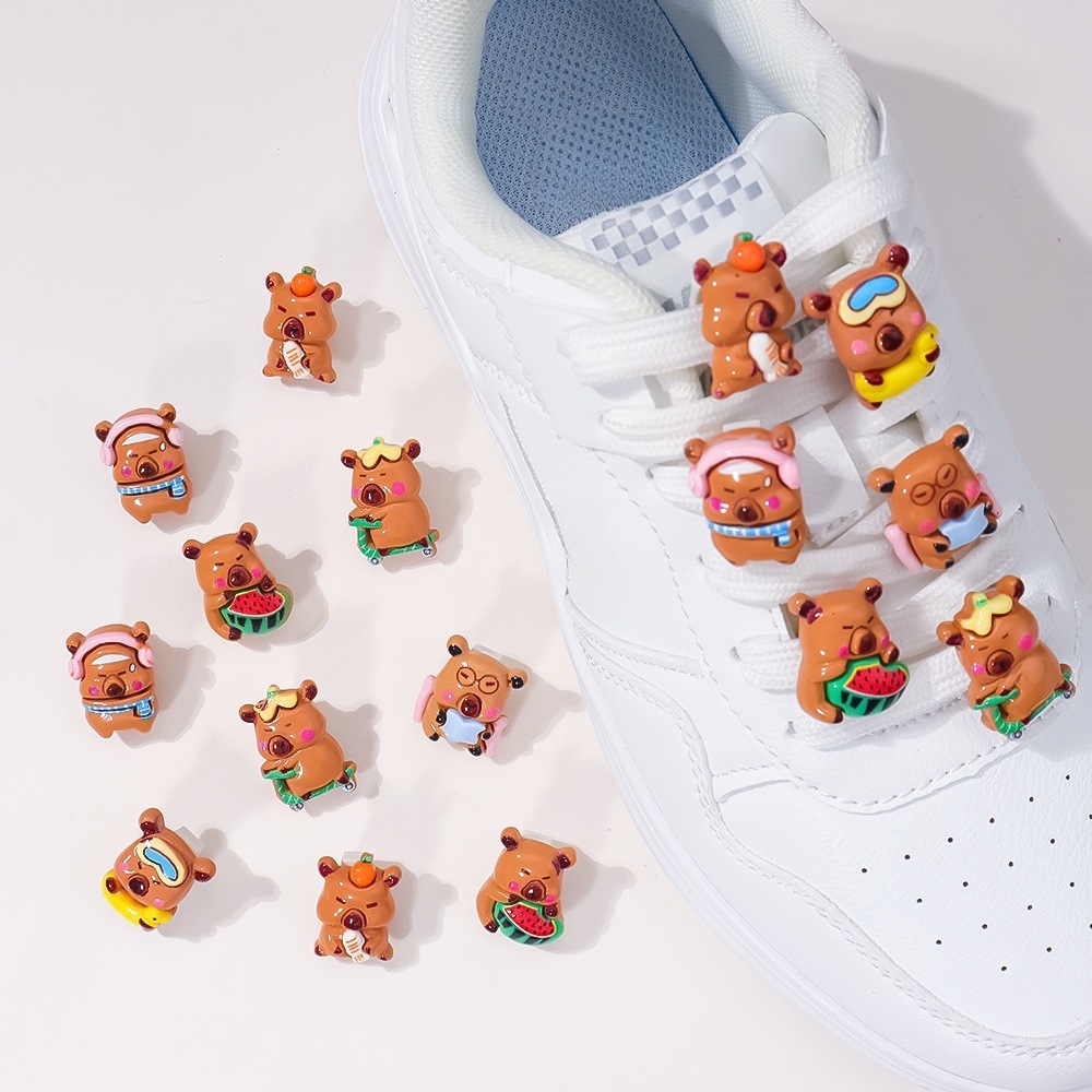 Cute Capybara Shoelace Charm A - Sneaker Care Accessories recension och pris